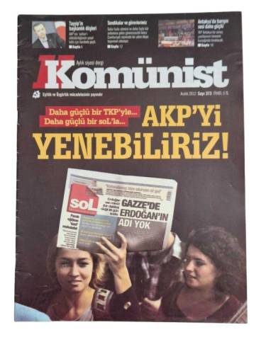 KOMÜNİST AYLIK SİYASİ DERGİ SAYI 373 ARALIK 2012 - 0