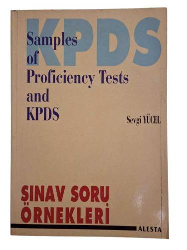 KPDS - SAMPLES OF PROFİCİENCY TESTS AND KPDS ( SINAV SORU ÖRNEKLERİ ) - 0