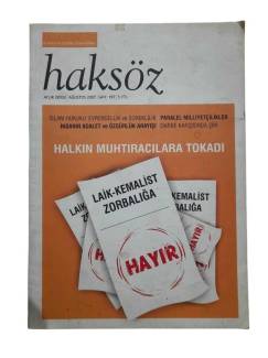 KUR'AN'IN AYDINLIĞINA DOĞRU HAKSÖZ AYLIK DERGİ SAYI 197 AĞUSTOS 2007