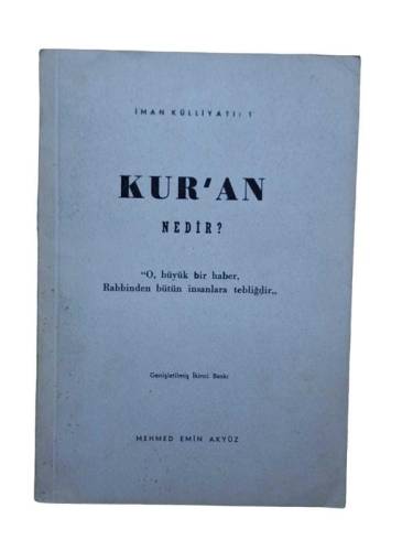 KUR'AN NEDİR? - 0