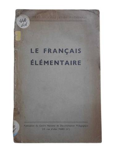 LE FRANÇAIS ELEMENTAIRE - 0
