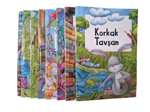LİMON KİTAP 8 KİTAP (GECE PERİSİ, MAVİ KEDİ, RÜZGARIN YOLCULUĞU, YAVRU GEYİK, AĞLAYAN KİTAPLAR, KORKAK TAVŞAN, ÇİRKİN YAVRU, AY'IN İÇİNDEKİ ADAM) - 0