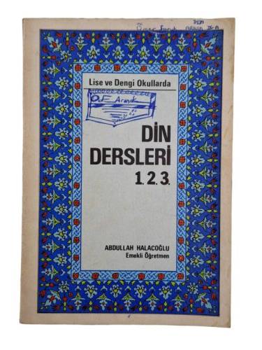 LİSE VE DENGİ OKULLARDA DİN DERSLERİ 1 2 3 - 0