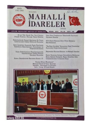 MAHALLİ İDARELER DERGİSİ YIL: 20 SAYI: 186 ŞUBAT 2010 - 0