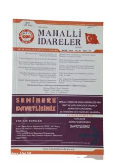 MAHALLİ İDARELER DERGİSİ YIL: 20 SAYI: 189 MAYIS 2010