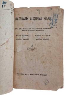 MATEMATİK ALIŞTIRMA KİTABI I