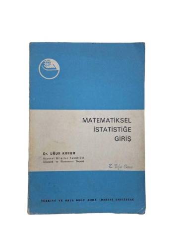 MATEMATİKSEL İSTATİSTİĞE GİRİŞ - 0