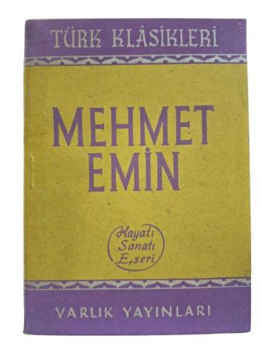 MEHMET EMİN ( HAYATI, SANATI, ESERİ ) - 0