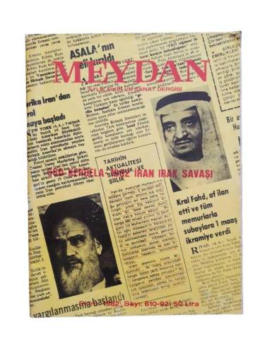 MEYDAN AYLIK FİKİR VE SANAT DERGİSİ EKİM 1982 SAYI:610-92 - 0