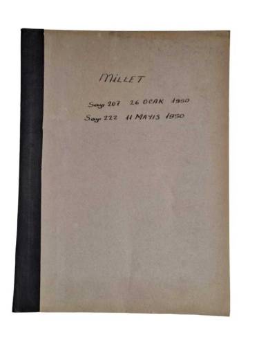 MİLLET POLİTİKA FİKİR DAVA AKTÜALİTE DERGİSİ '' YETER SÖZ MİLLETİNDİR'' SAYI:158-173 ( 172. SAYI YOK )YIL 1949 - 0