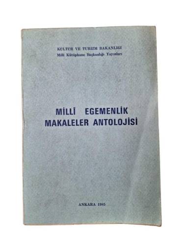MİLLİ EGEMENLİK MAKALELER ANTOLOJİSİ - 0