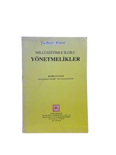 MİLLİ EĞİTİMLE İLGİLİ YÖNETMELİKLER - 0