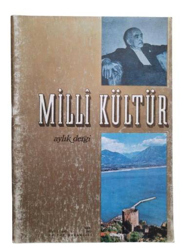 MİLLİ KÜLTÜR AYLIK DERGİSİ SAYI:3 YIL:MART 1977 - 0