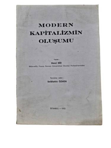 MODERN KAPİTALİZMİN OLUŞUMU - 0