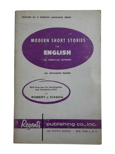 MODERN SHORT STORIES İN ENGLISH BY AMERICAN AUTHORS AN ADVANCED READER - 0
