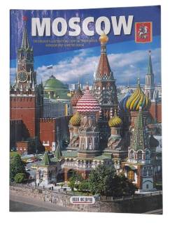 MOSCOW 160 COLOUR ILLUTRATIONS - MAP OF THE KREMLİN MOSCOW MAP&METRO GUIDE