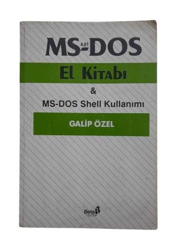 MS DOS EL KİTABI MS DOS SHELL KULLANIMI - 0