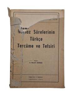 NAMAZ SURELERİNİN TÜRKÇE TERCÜME VE TEFSİRİ