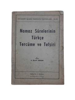 NAMAZ SURELERİNİN TÜRKÇE TERCÜME VE TEFSİRİ