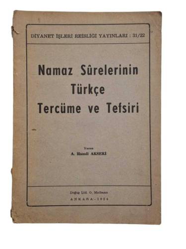 NAMAZ SURELERİNİN TÜRKÇE TERCÜME VE TEFSİRİ - 0