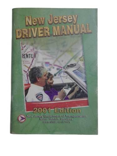 NEW JERSEY DRIVER MANUAL 2001 EDITION - 0