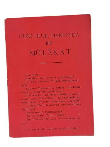 NURCULUK HAKKINDA BİR MÜLAKAT - 0
