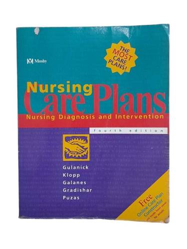 NURSING CARE PLANS FOURTH EDITION NURSİNG DİAGNOSİS AND İNTERVENTİON - 0