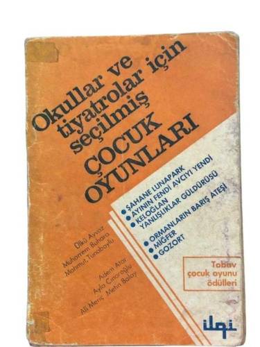 OKULLAR VE TİYATROLAR İÇİN SEÇİLMİŞ ÇOCUK OYUNLARI - 0