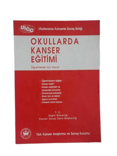 OKULLARDA KANSER EĞİTİMİ - ÖĞRETMENLER İÇİN KILAVUZ - 0