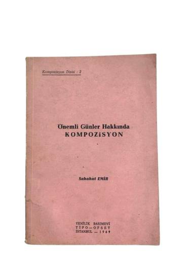 ÖNEMLİ GÜNLER HAKKINDA KOMPOZİSYON - 0