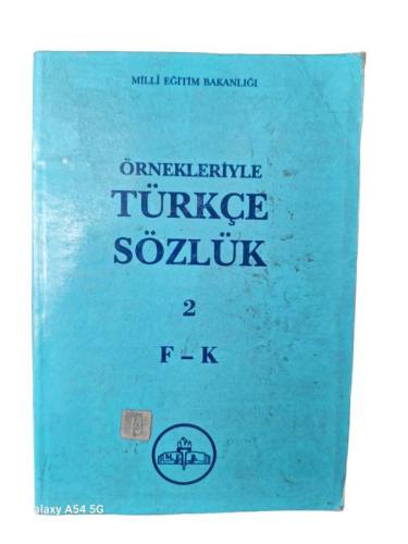 ÖRNEKLERİYLE TÜRKÇE SÖZLÜK 2. CİLT (F-K) - 0