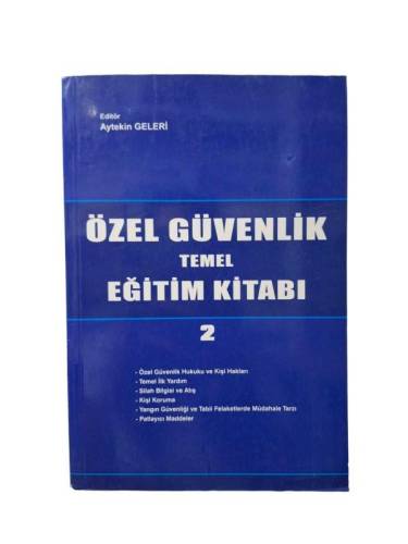 ÖZEL GÜVENLİK TEMEL EĞİTİM KİTABI 2 - 0