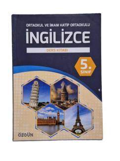 ÖZGÜN MATBAACILIK YAYINLARI ORTAOKUL VE İMAM HATİP ORTAOKULU 5. SINIF İNGİLİZCE DERS KİTABI
