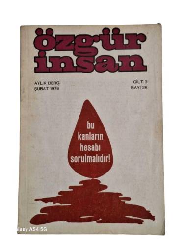 ÖZGÜR İNSAN AYLIK DERGİ CİLT:3 SAYI:28 ŞUBAT1976 - 0