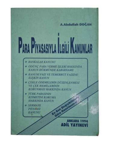 PARA PİYASASIYLA İLGİLİ KANUNLAR - 0