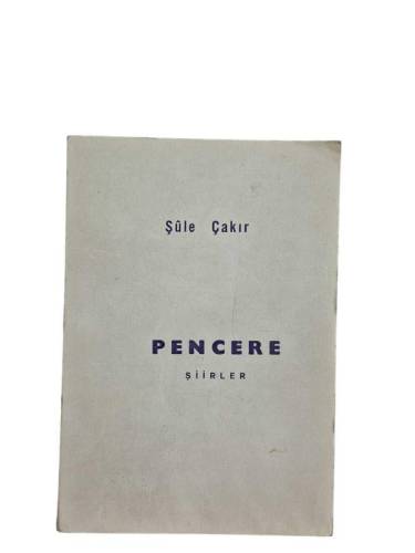 PENCERE ŞİİRLER (İTHAFLI İMZALI ) - 0