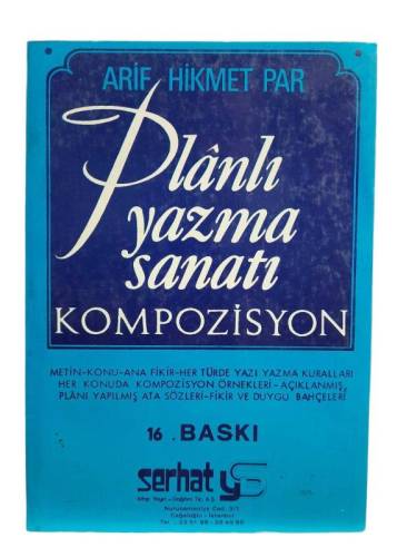 PLANLI YAZMA SANATI 16. BASKI - 0