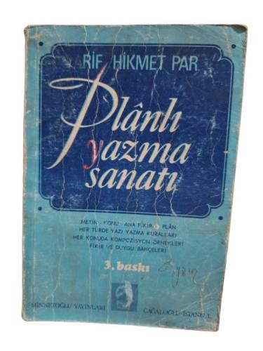 PLANLI YAZMA SANATI 3. BASKI - 0
