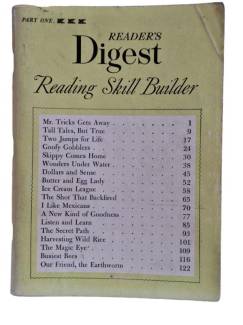 READER'S DİGEST READİNG SKİLL BUİLDER PART ONE