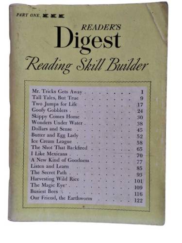 READER'S DİGEST READİNG SKİLL BUİLDER PART ONE - 0