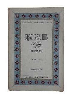 RİYAZÜ'S SALİHİN TERCEMESİ 3. CİLT