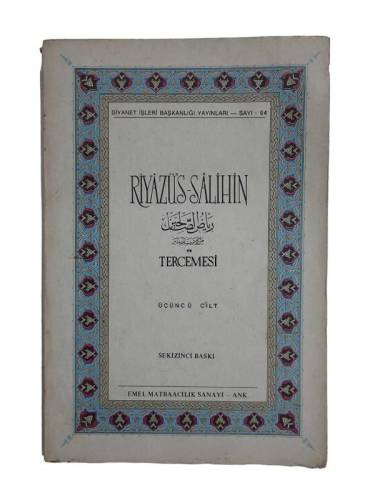 RİYAZÜ'S SALİHİN TERCEMESİ 3. CİLT - 0
