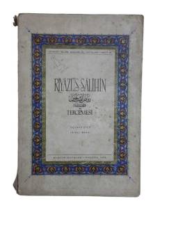 RİYAZÜ'S SALİHİN VE TERCEMESİ 3. CİLT