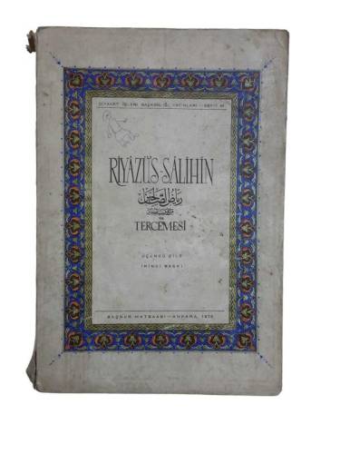RİYAZÜ'S SALİHİN VE TERCEMESİ 3. CİLT - 0