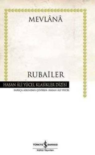RUBAİLER - HASAN ALİ YÜCEL KLASİKLER DİZİSİ - 0