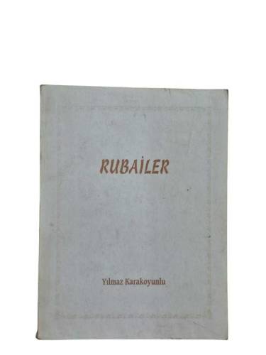 RUBAİLER İMZALI - 0