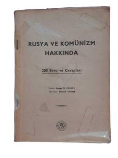 RUSYA VE KOMÜNİZM HAKKINDA 200 SORU VE CEVAPLARI