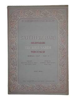 SAHİHİ BUHARİ MUHTASARI TECRİD-İ SARİH TERCEMESİ BİRİNCİ CİLT CÜZ 6