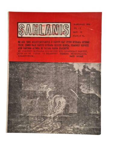 ŞAHLANIŞ AYLIK FİKİR VE SANAT DERGİSİ YIL:2 SAYI:12 1976 - 0