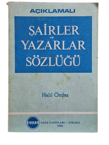 ŞAİRLER VE YAZARLAR SÖZLÜĞÜ - 0